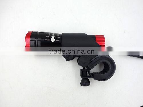 Bright Aluminum LED Flashlight Bicycle Light