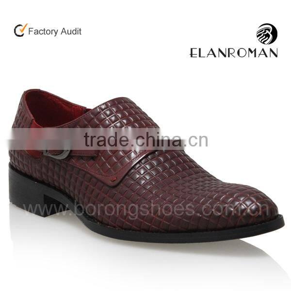 Woven leather wholesale spain shoes for men