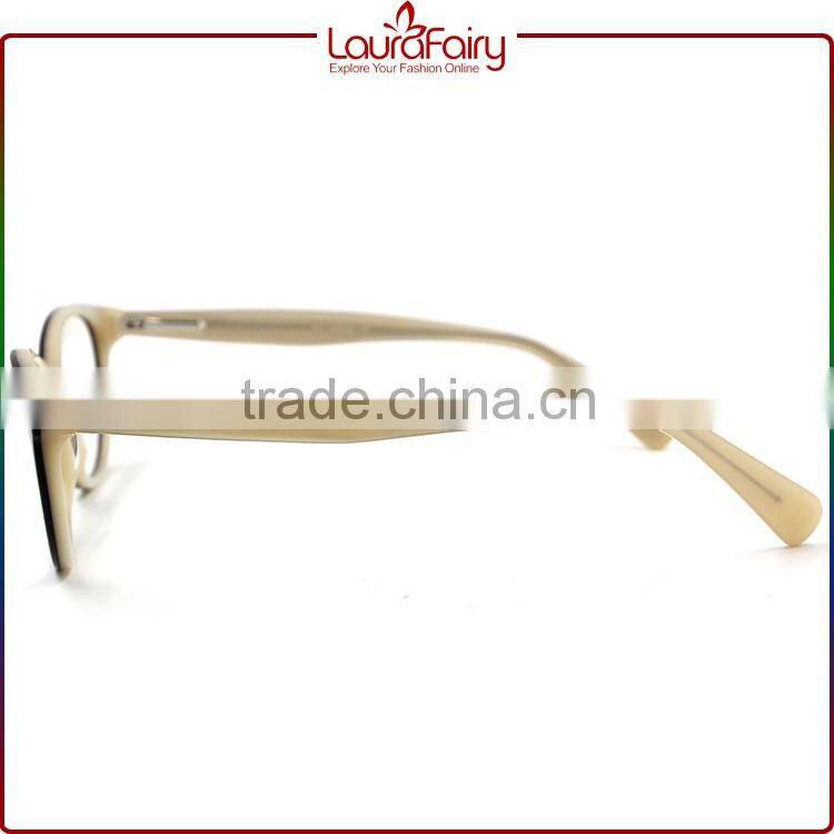 Laura Fairy Hot Sell Cheap Unisex Transparent Two Tone Acetate Optical Frames