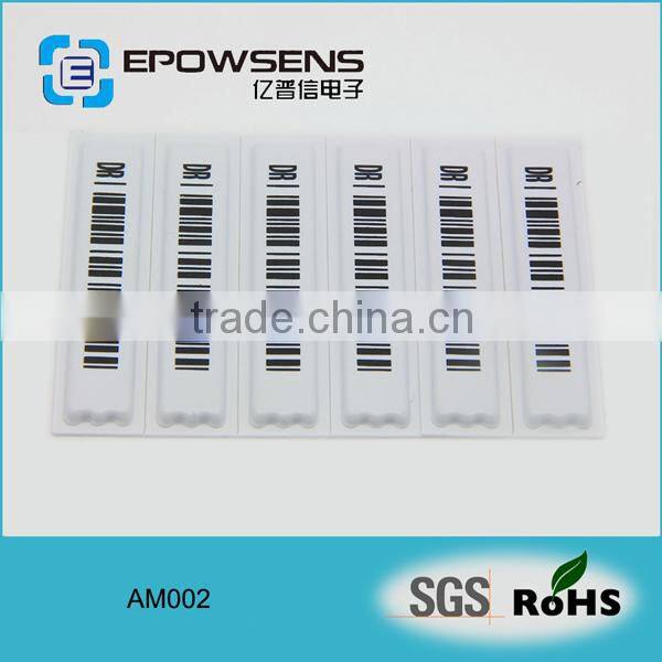 HOT Garment accessories AM Label Printing Anti-Theft Eas Soft Label ( AM002 )