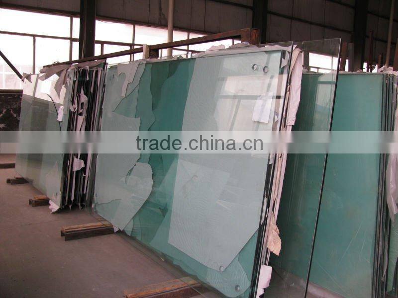 Yaohua clear float glass from china supplier with 3660*8000mm 19mm thickness