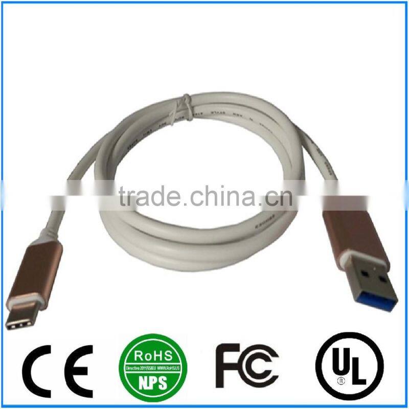 Superspeed USB3.0 AM to Type C Cable HD TV PC Datawire Connecting Line