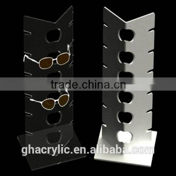 GH-RZ532 Strict request quality clear acrylic make up display stand make up dispaly rack ,top grade acrylic display rack