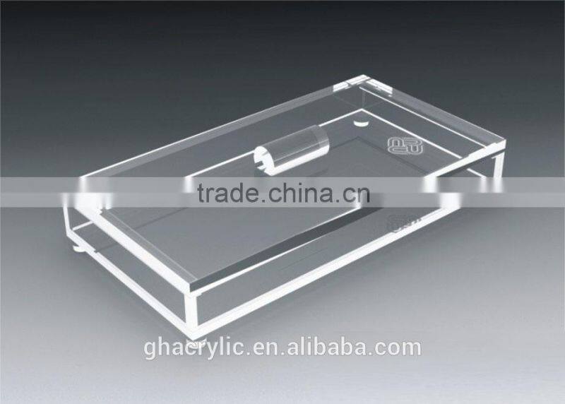 High rigidity Rectangle design hot sale acrylic display box, plexiglass box