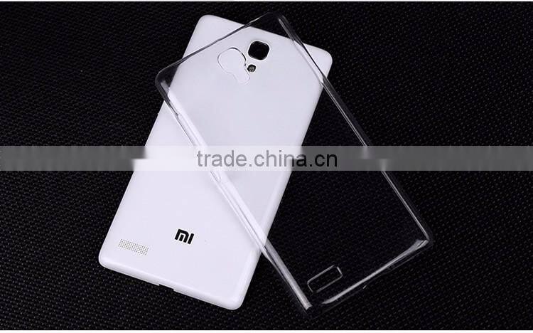 2016 new products Factory direct supple Ultra thin transpatent clear custom tpu case for xiaomi redmi note