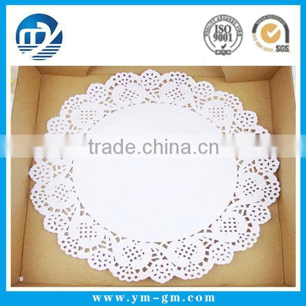 White Color Square Lace Paper Doilies