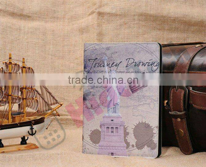 The statue of Liberty NY Leather Case for iPad Mini,For iPad Mini Leather Case,Eiffel Tower/ Big Ben/ Triumphal Arch