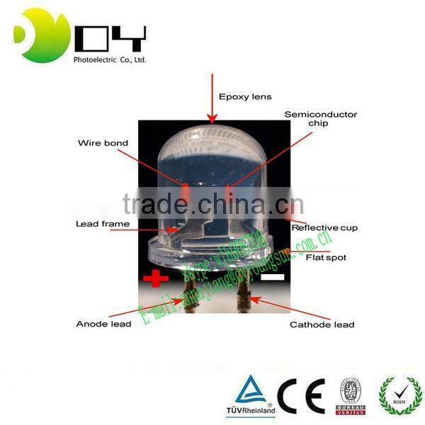 high brightness 0.21KG per 1000pieces 5mm led diode 5mm outdoor display oval diodo LED