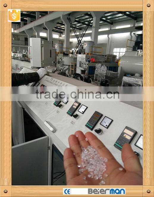 2016 Chinaplas SJ75/25 Single screw extruder for PC,HDPE,PE,PPR pipe