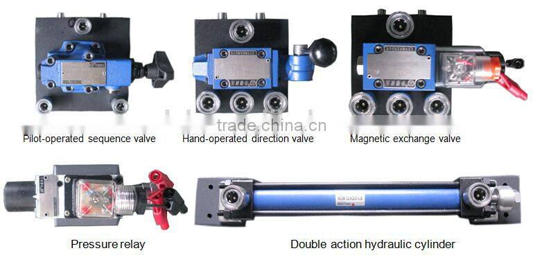 PLC Control Double Side Pneumatic and Hydraulic Training Equipment/Hydraulic Trainer/Pneumatic Trainer(XK-QDYY1A)for School Lab