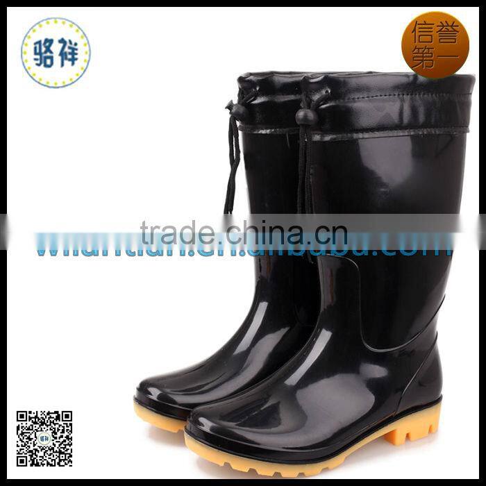 Men Plastic Black industrial gumboots