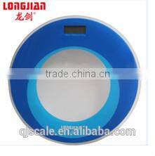 Tempered glass top good quality digital bathroom scale