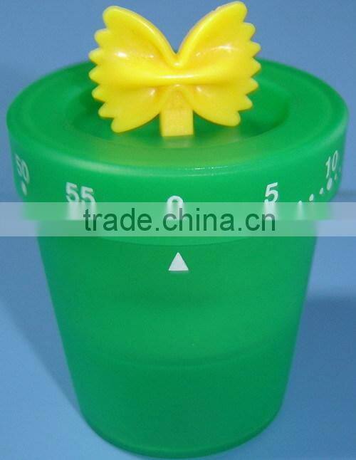 China mechanical kitchen bucket with pepper shape timer