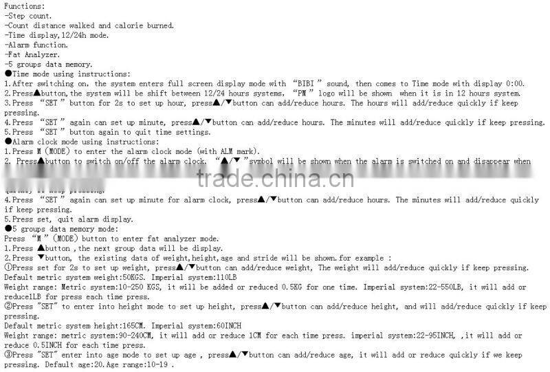 cheapest pedometer/step counter