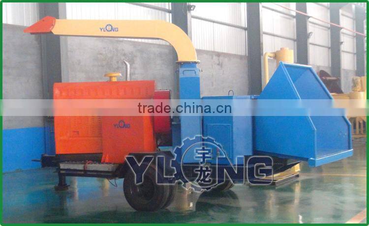 CE Approved 8 - 15 TPH Drum Type Wood Crushing Machine