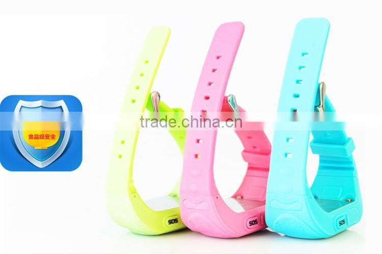Colorful wrist watch waterproof gps smart watch 2015 for kids