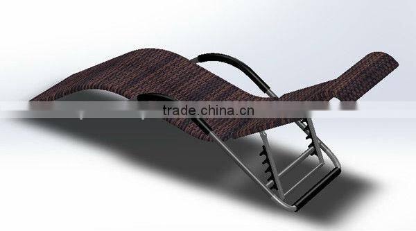 Garden Leisure Outdoor Furniture PE Rattan Steel Frame KD Design