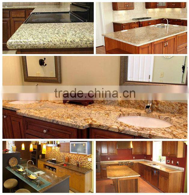 Giallo California granite table,Gold color countertop