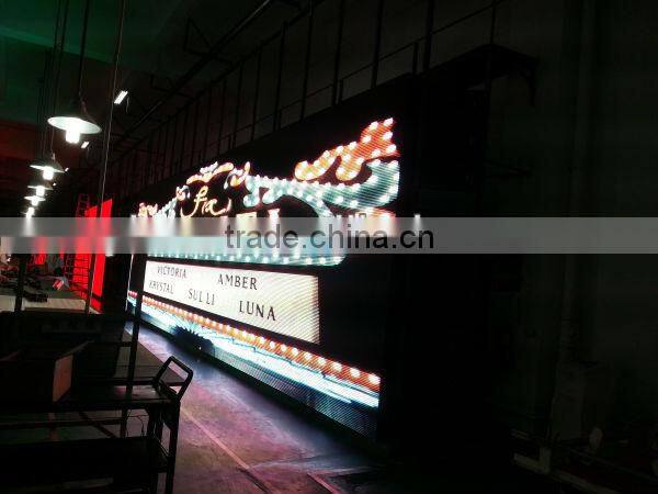 led advertising billboard pixel pitch 16mm