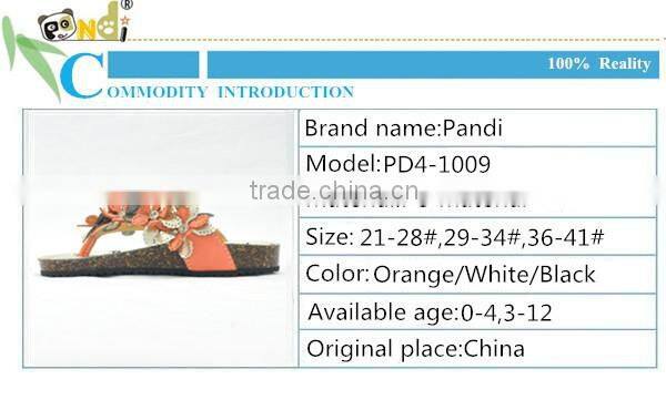 High quality child nude beach slipper and fashion kids beach slipper