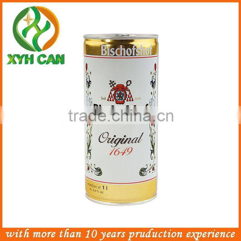 XYH Brand empty beverage tin can for beer /tin can for drink