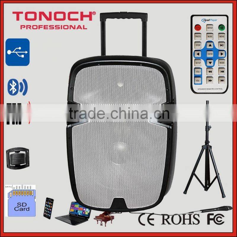 12" Portable PA system built in Rechargeable battery SPEAKER