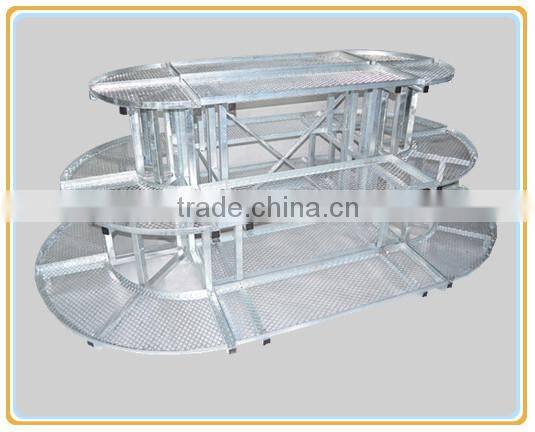 stainless steel display rack, showing style, show shelves