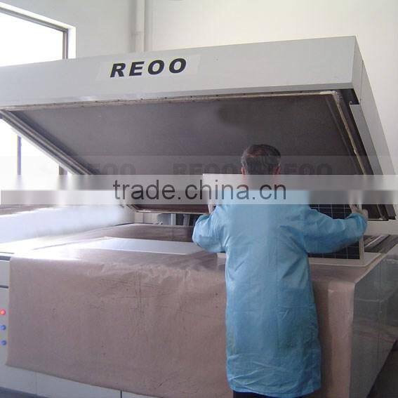 REOO semi automatic solar laminator solar photovoltaic module laminating machine (Small space,low investment ,semi automatic)