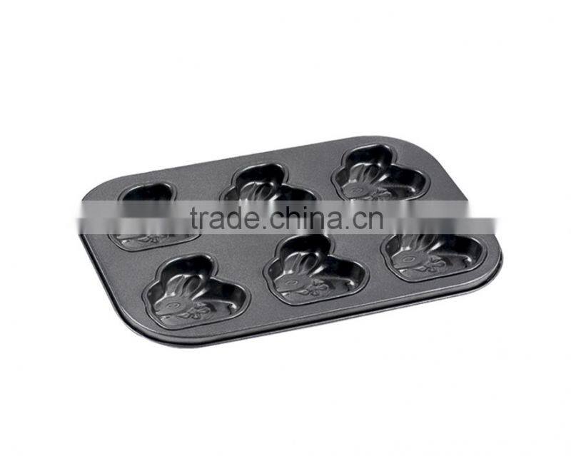 Non-stick Cake Pans of Muffin Pan with 6 Cups