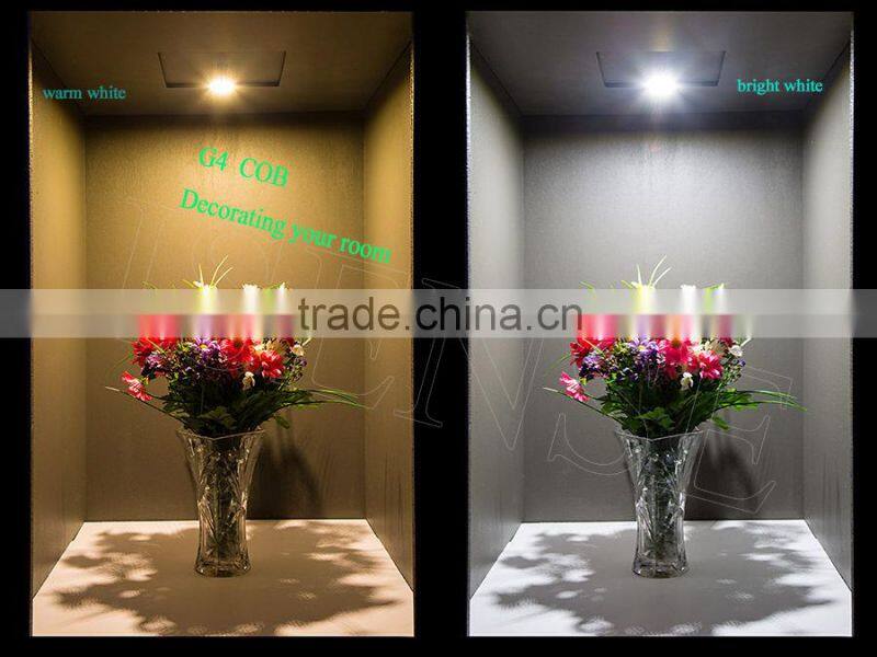 High quality g4 led lighting 12v new cob led bulb g4 24v led