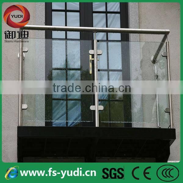 cheap outdoor terrace glass stainless steel railings price