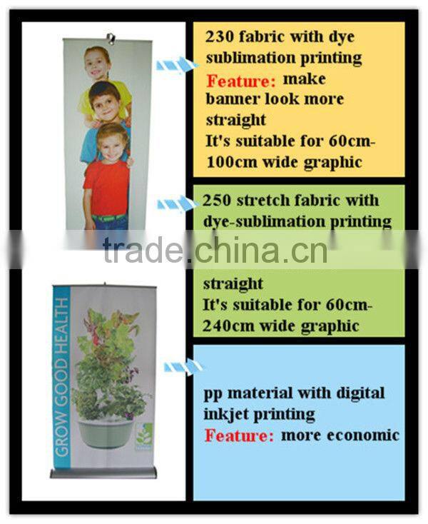 Economical Roll Up Screen with Polyester Printing