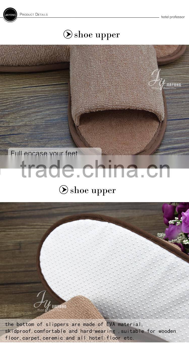 Best price Disposable Travel Slippers Custom Design Slippers for 3-4 star hotel