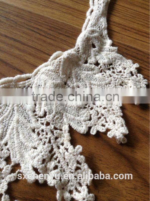 PFD Macrame Embroidery Collar