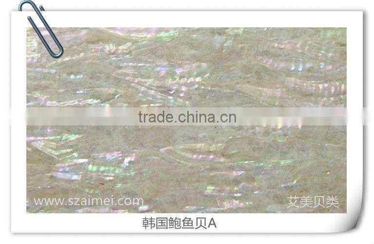 Korea balone (Paua) white selection shell paper