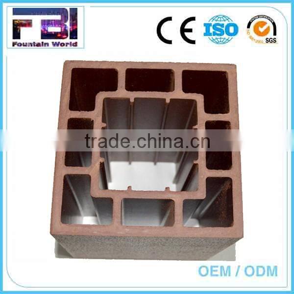 Long life WPC square tube