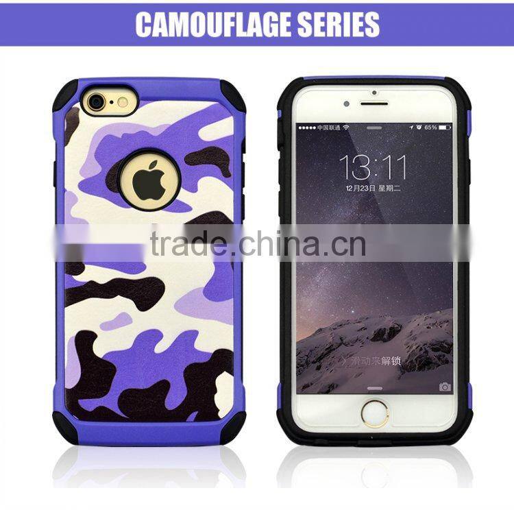 Superior quality camouflage army cell phone case cover for Apple iPhone 6S