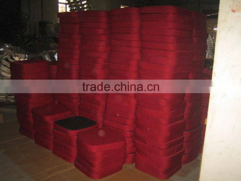 High quality wooden frame gold leather hotel banquet dining chair HX-HT002