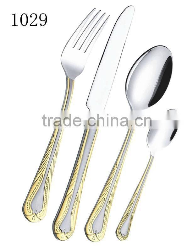 Wholesale 72pcs stainless steel cute cutlery set