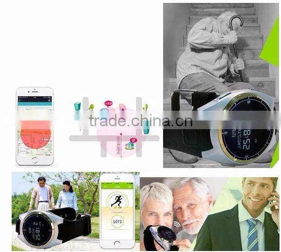 Monitor smart watch heart rate gps tracker with 2g simcard with Customizable gps tracking system