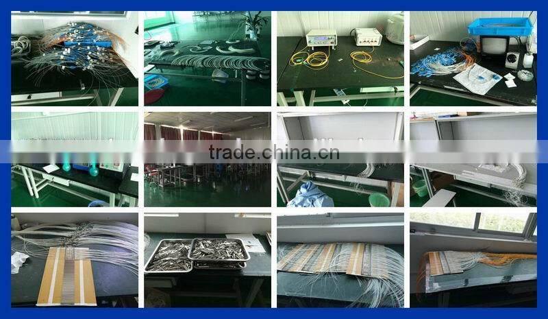 1x8 SC/PC 2.0mm fanout fiber PLC optical splitter