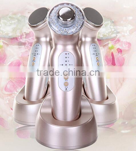3 handle home use beauty machine use continus/pulse waves for best gift