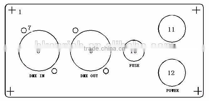 High quality DMX LED RGB Controller with DMX consule compatible