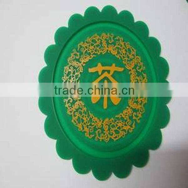 2014 Heat resistan silicone mat cup mat &hot pot mat,tea cup&pot mat,silicone mat