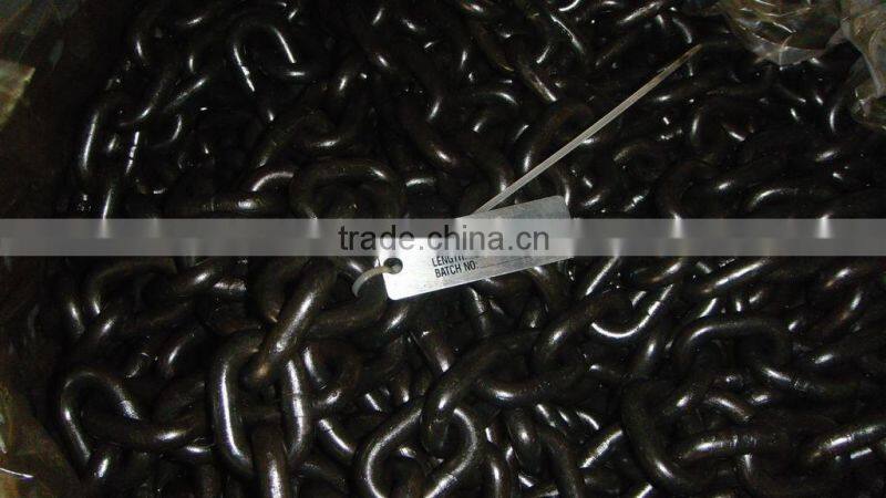 100 Grade alloy steel high strength lifting chain 25%strongerthan G80 chain