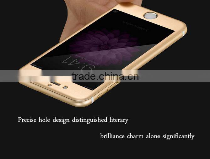 clear screen protector for iphone6 with arc-shaped Full screen cover for iphone screen protector