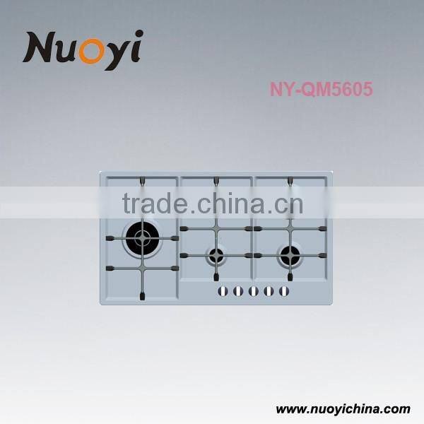 Italian style household kitchen gas stove cast iron burner for work appliance use