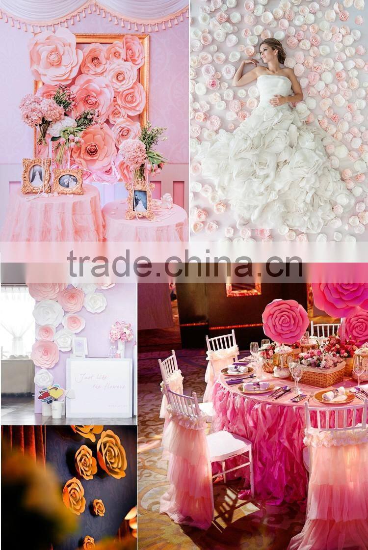 Cardboard Paper Flower For Wedding Party Backdrop Decor