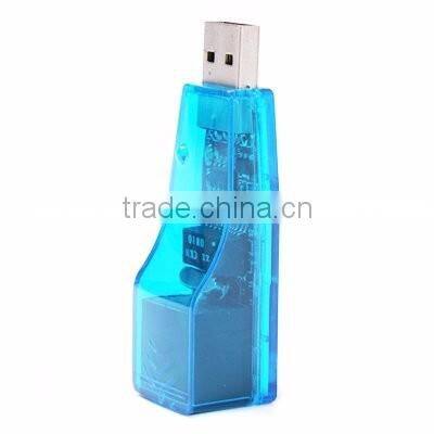 Driver-free USB 2.0 to Rj-45 Ethernet Adapter for Laptops Desktops