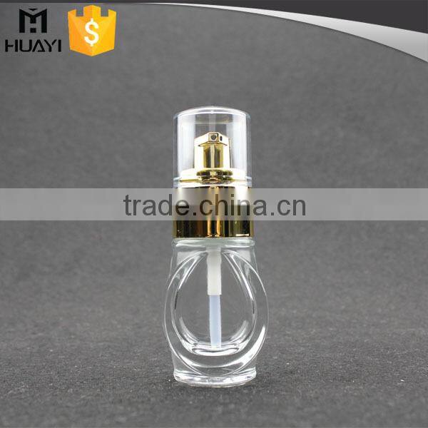 30ml Cosmetic Glass Lotion Bottle With Pump,empty body Lotion Bottle,make Up And Concealer Glass Lotion Bottle With Mirror